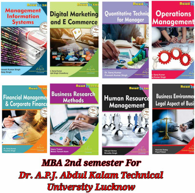 Mba 2nd Semeste 8 Books Combo Set As Per (AKTU) Dr. A.P.J. Abdul Kalam Technical University (Lucknow) Uttar Pradesh(Paperback, Thakur Publication)