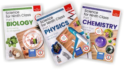 Combo Pack: Lakhmir Singh Class 9 Science (Biology, Physics, Chemistry) - Examination 2023-24(Paperback, Lakhmir SIngh, Manjit Kaur)