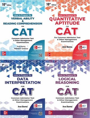 How To Prepare For The Cat Common Admission Test (Set Of 4 Books) By Arun Sharma And Meenakshi Upadhyay Paperback(Paperback, arun sharma)