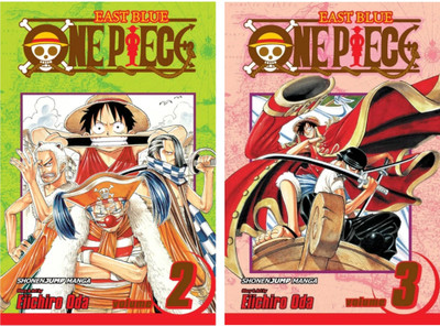 Eiichiro Oda : One Piece Manga Vol 2 To Vol 3(Paperback, Eiichiro Oda)