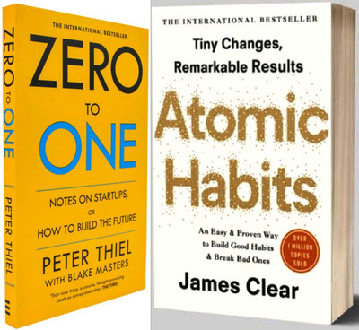 Zero To One Book + Atomic Habits Expert's BY Peter Thiel & James Clear(Paperback, Peter Thiel & James Clear) Zero To One Book + Atomic Habits Expert's BY Peter Thiel & James Clear(Paperback, Peter Thiel & James Clear)