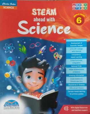 Steam Ahead With Science Class 6(Pepper back, Dr dipti gupta)