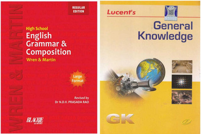 Wren And Martin English Grammar And Composition (Regular Edition) With Lucent Gk Book 2024 Edition(Paperback, S CHAND AND LUCENT)
