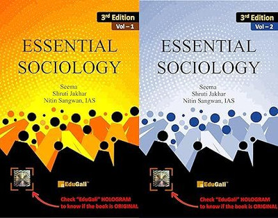 Essential Sociology 3rd ED (Two Volumes) (Paperback, IAS Nitin Sangwan, Seema, Shruti Jakhar .)(Paperbook, IAS Nitin Sangwan SeemaShruti Jakhar .)