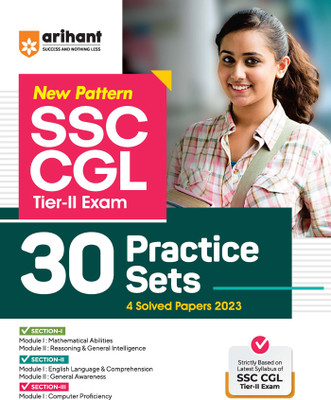(OldEditon)Arihant
NewPatternSSCCGLTierIIExam25PracticeSetsWithSolvedPaper2023 Thirteenth Edition(Paperback, ARIHANT EXPERTS)