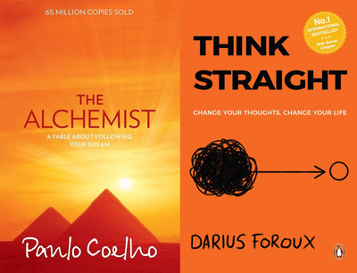 Combo Of Two Books ( Think Straight + Alchemist )(Paperback, Paulo Coelho, Foroux Darius)