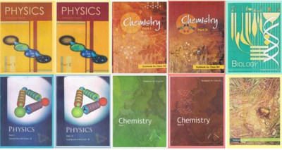 NCERT BOOKS Physics Textbook Part - 1 And 2 , Chemistry Textbook Part - 1 And 2 , Biology Textbook For Class - 11th And12th ( Set Of 11 AND 12 Books Combo )(Paperback, NCERT)