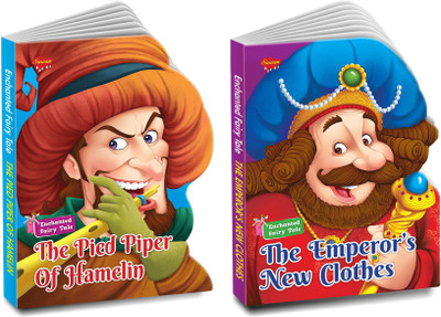 Baby Fairy Tale Story Books | Pack Of 2 Books | Cut Out Die Cut Shape Book For Kidss (V5)(Hardcover, Manoj)
