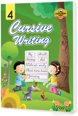 Educart English Cursive Writing Textbook For Class 4(Paperback, Educart)
