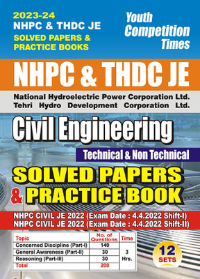 2023-24 NHPC & THDC JE Civil Engineering Solved Papers & Practice Book(Paperback, Hindi, YCT EXPERT TEAM)