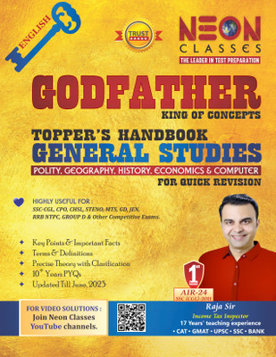 General Studies (English) Polity, History, Geography, Economics & Computer Godfather Topper's Handbook By Neon Classes For All Exams(Paperback, Neon Classes)