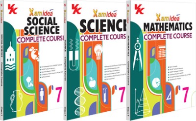 Xam Idea Science, Social Science, Mathematics Complete Course Book | Set Of 3 Books | Class 7 | Includes CBSE Question Bank And NCERT Exemplar (Solved) | NEP | Examination 2023-2024(Paperback, Xamidea Editorial Board)