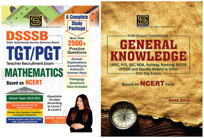 Dsssb Tgt & Pgt Chapterwise Mathematics All In One + General Knowledge Exam Warrior Series (English)(Paperback, Aruna Yadav)