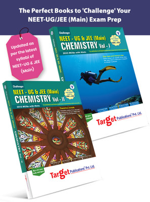 NEET UG / JEE Main Challenger Chemistry Books | Vol 1 And 2 | For Medical And Engineering Exam | Chapterwise MCQs | Chemistry Study Material With Previous Year Question Paper(Paperback, Target Publications)
