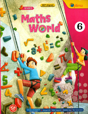 Revised Maths World, Optima, G. Ram Books For Class-6(Paperback, Dr. RAM MOHAN, Pravin D Pannase)