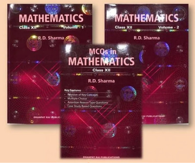 Dhanpat Rai Publications Mathematics Book, Class XII, Vol 1-2, Revision Of Key Concepts, Multiple Choice With MCQs Book (Set Of 3 Books)(Paperback, R.D. Sharma)