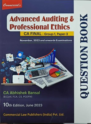 Advanced Auditing & Professional Ethics (Question Book) Edition November 2023(Paperback, ABHISHEK BANSAL)