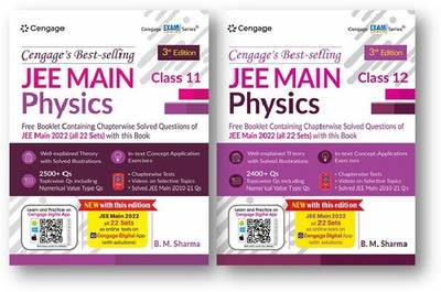 JEE Main Physics Class 11 + Class 12 (Book + Booklet) With Free Online Assessments And Digital Content 2023 (2-Book Set)