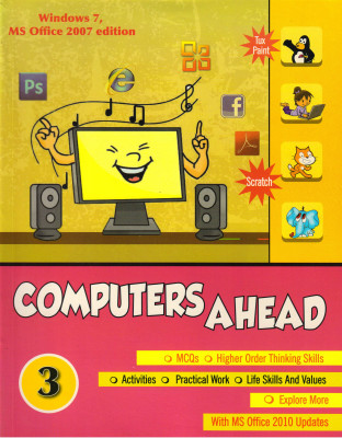Computers Ahead Class - 3(Paperback, Anjana Jain)