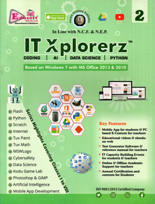 IT Xplorerz, Coding, AI, Data Science, Python, Edusoft For Class-2(Paperback, Edusoft Team)