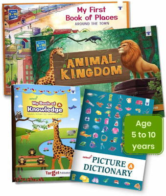 General Knowledge Books For Kids In English | 5 To 10 Year Old Children | GK Encyclopedia With Colourful Pictures | Learn About Animals, Festivals And Celebrations Of India, Our Surrounding And Much More With Activities | Set B Of 4 Books(Paperback, Content Team at Target Publications)