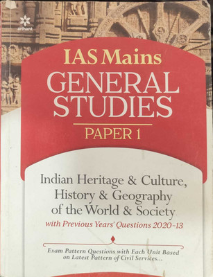 Ias Mains General Studies Paper-1 (Indian Heritage & Culture,history&Geography Of The World &Society 2021(Paperback, DR. PRIYA GOYAL)