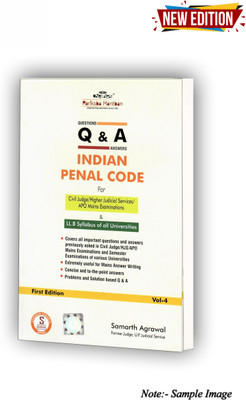 Q&A Indian Penal Code For Civil Judge/higher Judicial Services/apo Mains Examinations Edition 2023(Paperback, SAMARTH AGGARWAL BOOKS)