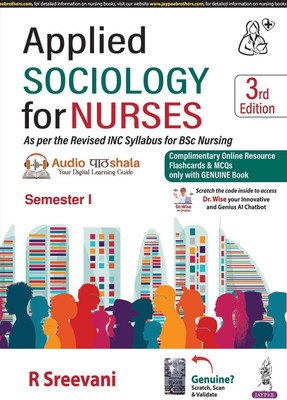 Applied Sociology For Nurses(Paperback, R Sreevani)
