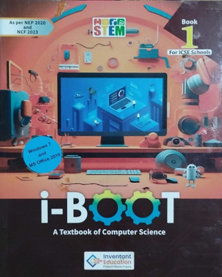 I Boot A Textbook Of Computer Science Class 1(Peper back, Inventant education)