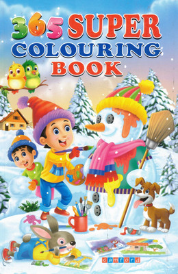 365 Super Colouring Book | Creative Fun Activity Book For Children | Camford Publications(Paperback, Genric)