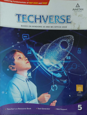 Techverse Based On Windows Class 5(Pepper back, Avartan computer education)