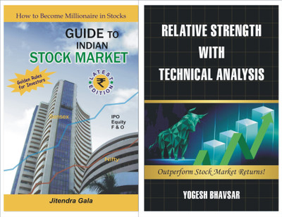 Indian Stock Market Guide + Relative Strength With Technical Analysis : Share Market Books Combo For Beginners(Paperback, Jitendra Gala, Yogesh Bhavsar)