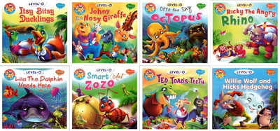 Sawan Level-0 Moral Stories For Toddlers – Set Of 8 Books | First Picture Storybooks With Simple Life Lessons | Ideal For Ages 2–5(Paperback, Generic)