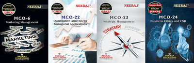 MCO-06 Marketing Management MCO-22 Quantitative Analysis For Managerial Applications MCO-23 Strategic Management MCO-24 Business Ethics And CSR(Paperback, Neeraj Expert Team)