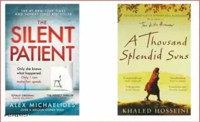 The Silent Patient + A Thousand Splendid Suns (2 Books Combo) Best Book (Paperback, Alex Michaelides)(Paperback, Khaled Hossein, Alex Michaelides)