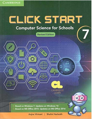 Revised Click Start(Computer Science For Schools) Class-7(Paperback, ANJNA VIRMANI, SHALINI HARISUKH)