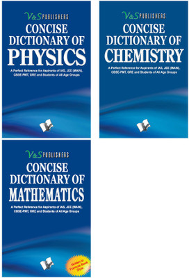 Physics, Chemistry, Maths Dictionaries For Students Combo (Set Of 3 Books)(Paperback, Dr. Sudhir Dawra)