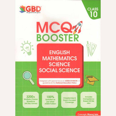 Gbd Class 10 Final Year Examination Booster Series:: Mcq Booster For English, Maths, Science & Social Science:: Booster Series For Complete Exam Preparation As Per Asseb Division-I & Nep Guidelines(Paperback, EXPERT TEAM OF ACADEMICIANS)