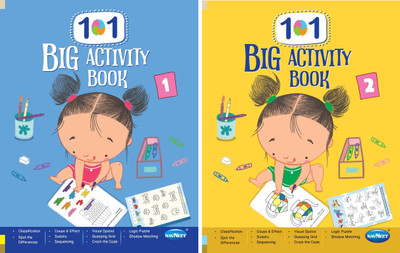 Navneet 101 Big Activity Book 1 & Book 2 | [ Pack Of 2 Books](Paperback, Navneet Education)