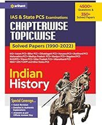 IAS & State PCS Exam Chapterwise Topicwise Solved Papers (1990-2022) Indian History(Paperback, EXPERTS)