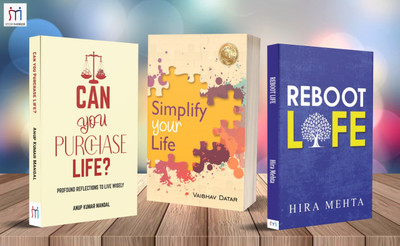 Bestselling Combo Of 3 Books To Live A Simple Life(Paperback, Vaibhav Datar, Anup Kumar Mandal, Hira Mehta)