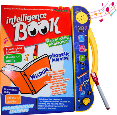 yempaa Intelligence Learning Book | Talking Sound Book with Music, Games & Learning(Multicolor)