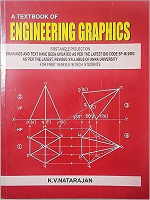 A TextBook Of Engineering Graphics (USED LIKE NEW)(Paperback, K.V.NATARAJAN)