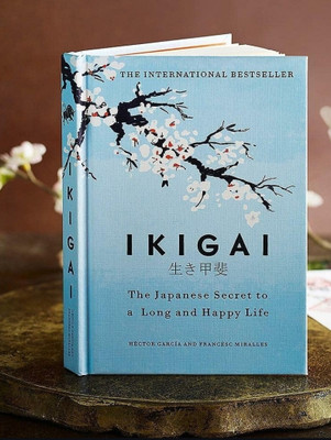 Ikigai Book (Hardcover) Japanese Formula For Purpose & Happiness(Paperback, Tengen company)