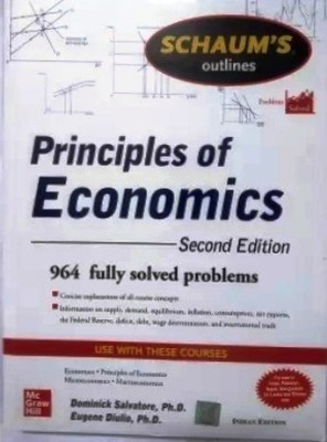 Principles Of Economics 2nd Edition (Schaum's Outlines)(Paperback, Dominick Salvatore, Eugene Diulio)