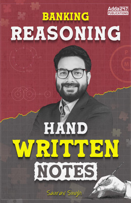 Banking Reasoning Handwritten Notes Book By Saurav Singh(Paperback, Adda247 Publications)