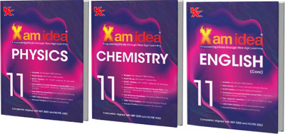 Xam Idea Class 11 Physics, Chemistry, English Core Set Of 3 Books (2025-26)(Paperback, vK Global)