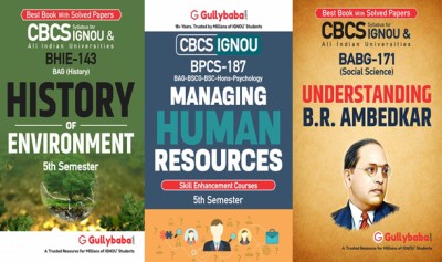 BHIE-143 History Of Environment BPCS-187 Managing Human Resources BABG-171 Understanding B.R. Ambedkar(Paperback, GPHExpert)