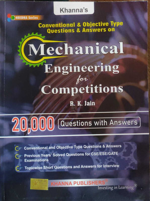 Objective And Conventional Mechanical Engineering For Competitions (2023-24)(Paperback, R.K.JAIN)