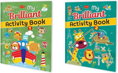 Set Of 2 My Brilliant Activity Book - 1 & 2 | A Fun Combo Of Activity Book(Paperback, SAWAN)